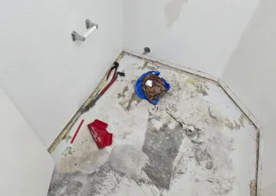 Bathroom Floor Water Damage Remediation in Oceanside, CA